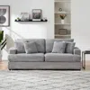Streamdale Furniture Streamdale 79.3" Corduroy Sofa With 4 Pillows