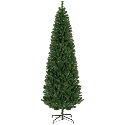 Streamdale Furniture Streamdale 7ft Pencil Christmas Tree Unlit Slim Douglas Fir Xmas Tree With 818 Realistic Branches
