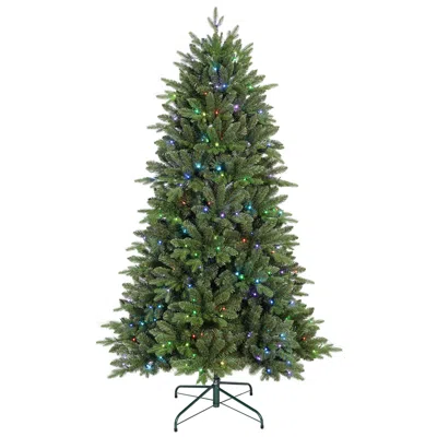 Streamdale Furniture Streamdale 7ft Prelit Christmas Tree With 340 Rgb Led Lights & Easy Setup 2126 Tips 50 Functions