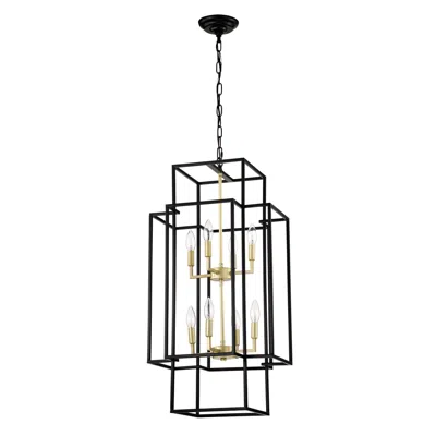 Streamdale Furniture Streamdale 8-light Farmhouse Pendant, Adjustable Height (bulbs Not Included)