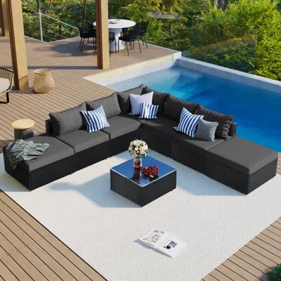Streamdale Furniture Streamdale 8-pieces Outdoor Patio Furniture Sets