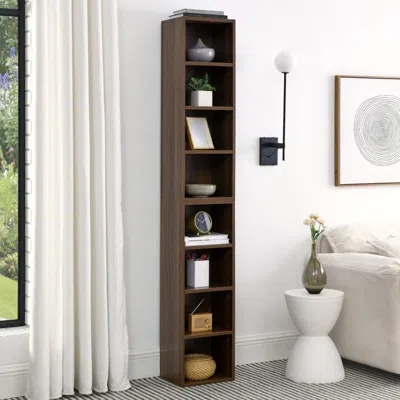 Streamdale Furniture Streamdale 8-tier Media Tower Rack, Adjustable Shelves, Tall Bookcase