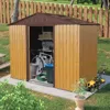 Streamdale Furniture Streamdale 8' X 4' Metal Storage Shed