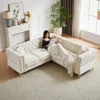 Streamdale Furniture Streamdale 81.5-inch Chenille Corner Sofa