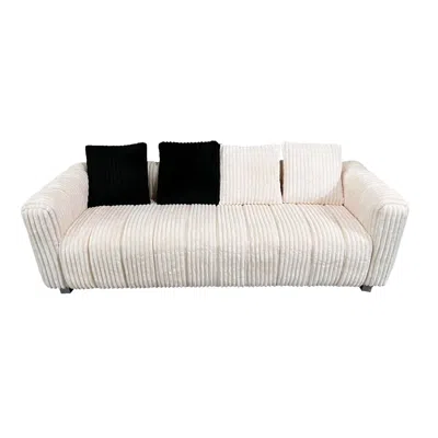 Streamdale Furniture Streamdale 82.68-inch High-end Corduroy Multi-seat Sofa