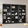 Streamdale Furniture Streamdale 83" Tall 5-tier Bookcase With Light Strip