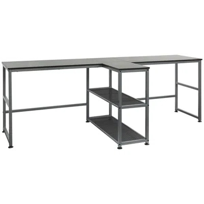 Streamdale Furniture Streamdale 83" Two-person Computer Workstation