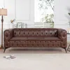 Streamdale Furniture Streamdale 84.06" Width Traditional Square Arm Removable Cushion 3 Seater Sofa