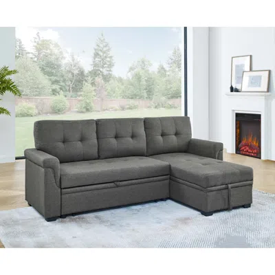 Streamdale Furniture Streamdale 86" Upholstered Pull-out Sofa Bed