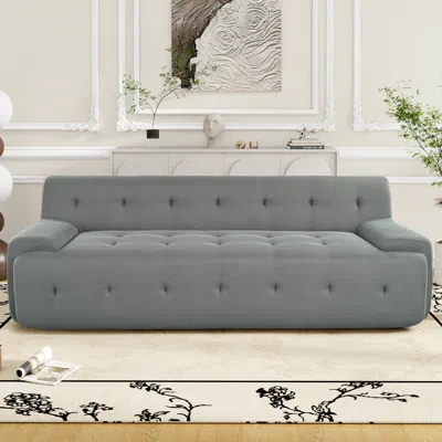 Streamdale Furniture Streamdale 86.2" Modern Tufted Sofa For Living Room And More
