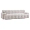 Streamdale Furniture Streamdale 88" Cloud 3 Seater Boucle Sofa With Button Tufted Comfy Upholstered Couch, Nomad