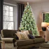 Streamdale Furniture Streamdale 8ft Christmas Tree With 550 Warm White Led Lights & 1858 Tips In Green