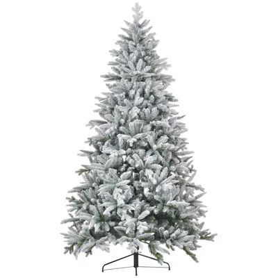 Streamdale Furniture Streamdale 8ft Snow Flocked Artificial Christmas Tree With 2003 Tips Green