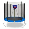 Streamdale Furniture Streamdale 8ft Trampoline Outer Net With Soft Basketball Board, Ball And Inflator(blue)