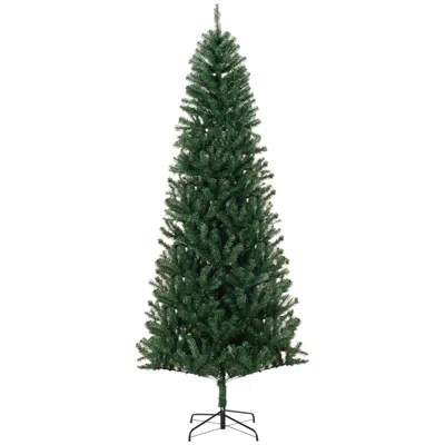 Streamdale Furniture Streamdale 8ft Unlit Slim Fir Artificial Christmas Tree Green