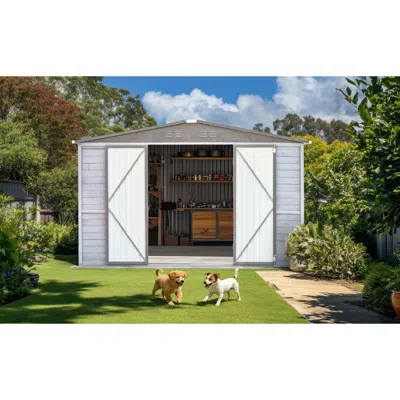 Streamdale Furniture Streamdale 8x10ft Iron-wood Tool Shed - Nature & Function