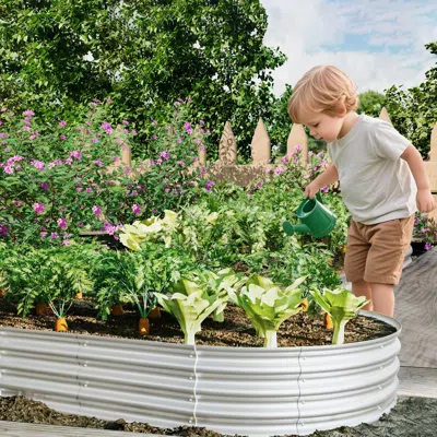 Streamdale Furniture Streamdale 8x4x1ft Raised Garden Bed Kit