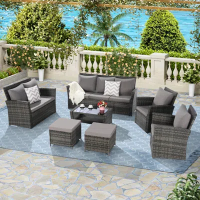 Streamdale Furniture Streamdale 9 Seater Patio Furniture Set