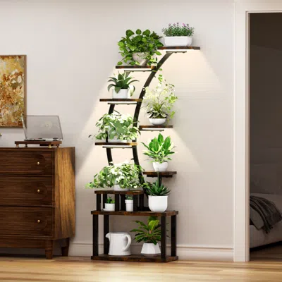 Streamdale Furniture Streamdale 9-tier Plant Stand With Grow Lights