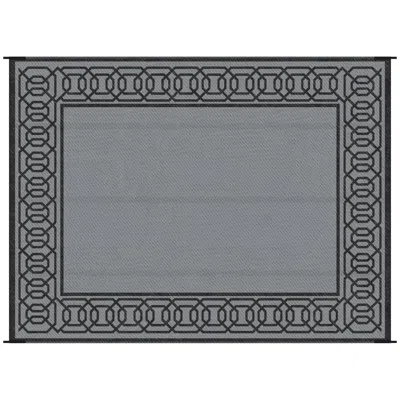 Streamdale Furniture Streamdale 9' X 12' Reversible Outdoor Rug For Rv, Deck, Backyard