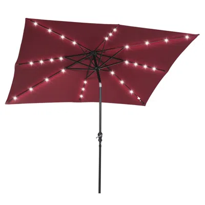 Streamdale Furniture Streamdale 9' X 7' Solar Umbrella