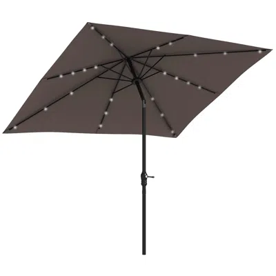 Streamdale Furniture Streamdale 9' X 7' Solar Umbrella