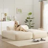 Streamdale Furniture Streamdale 90" Oversized Modular Sectional Sofa Bed, Foam-filled, 3 Colors In Neutral