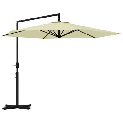 Streamdale Furniture Streamdale 9.5ft Cantilever Patio Umbrella With Crank
