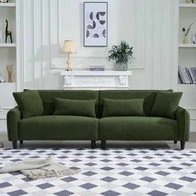 Streamdale Furniture Streamdale 97" Luxurious Velvet Sofa
