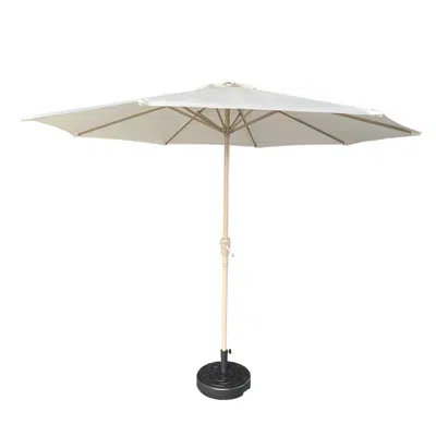Streamdale Furniture Streamdale 9ft Beige Patio Umbrella - Outdoor Market Umbrella