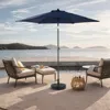 Streamdale Furniture Streamdale 9ft Outdoor Patio Umbrella - Tilt & Crank, Navy Blue