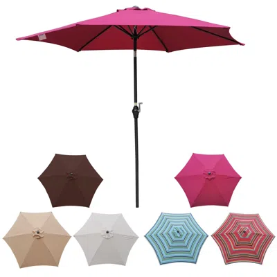 Streamdale Furniture Streamdale 9ft Umbrella Burgundy