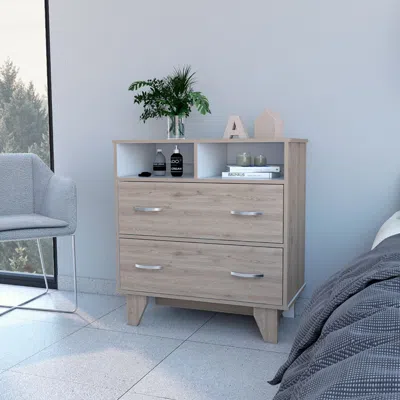 Streamdale Furniture Streamdale Aaron 2-drawer 2-shelf Dresser Wengue