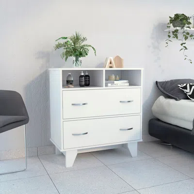 Streamdale Furniture Streamdale Aaron 2-drawer 2-shelf Dresser Wengue