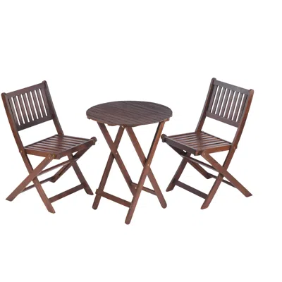 Streamdale Furniture Streamdale Stylish Outdoor Patio Bistro Set For Cozy Gatherings