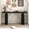 Streamdale Furniture Streamdale Acacia Veneer Console Table - Entryway/living Room