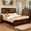 Streamdale Furniture Streamdale Acacia Walnut Transitional Queen Bed