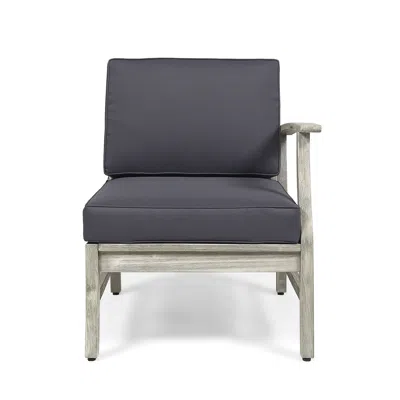 Streamdale Furniture Streamdale Acacia Wood Armchair With Water-resistant Cushions