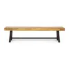 Streamdale Furniture Streamdale Acacia Wood Dining Bench: Outdoor Style And Durability