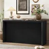 Streamdale Furniture Streamdale Acacia Wood Entryway Table - Wavy Design