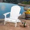 Streamdale Furniture Streamdale Acacia Wood Folding Adirondack Chair - Rustic Design
