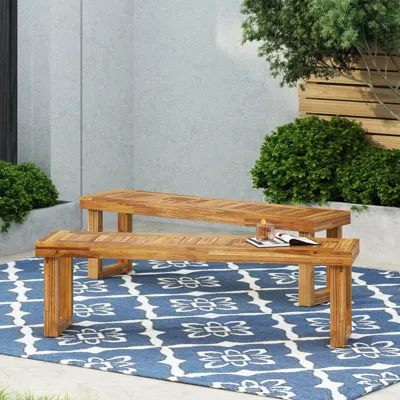 Streamdale Furniture Streamdale Acacia Wood Outdoor Bench - 60 Inch