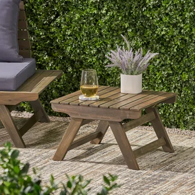 Streamdale Furniture Streamdale Acacia Wood Outdoor Side Table