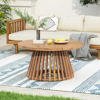 Streamdale Furniture Streamdale Acacia Wood Patio Coffee Table