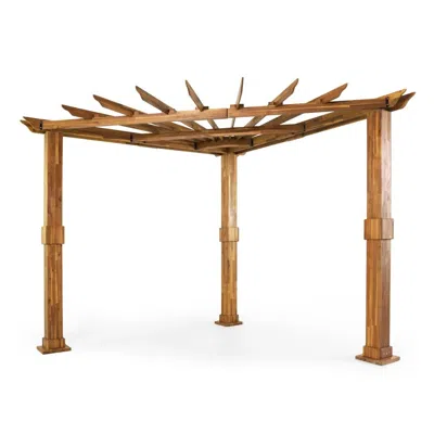 Streamdale Furniture Streamdale Acacia Wood Pergola Transform Your