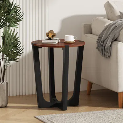 Streamdale Furniture Streamdale Acacia Wood Side Table - Modern Design & Easy Assembly