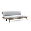 Streamdale Furniture Streamdale Acacia Wood Sofa Modern Durability For Indoor And Outdoor Spaces