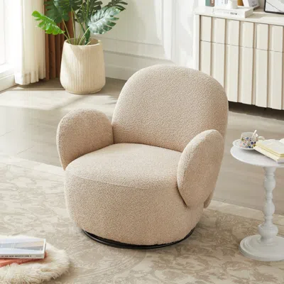 Streamdale Furniture Streamdale Accent Chair For Living Room With Swivel Function