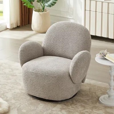 Streamdale Furniture Streamdale Accent Chair For Living Room With Swivel Function