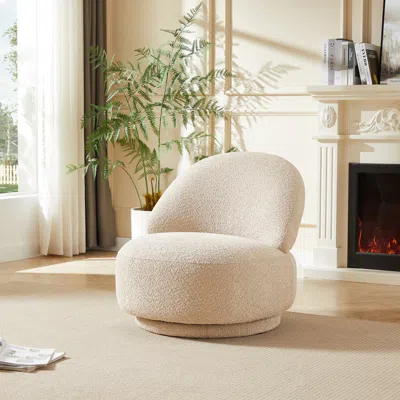 Streamdale Furniture Streamdale Accent Chair For Living Room With Swivel Function